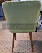 Кресло-стул  ADELLE орех (NO prnz)/зеленый (VI L GREEN)